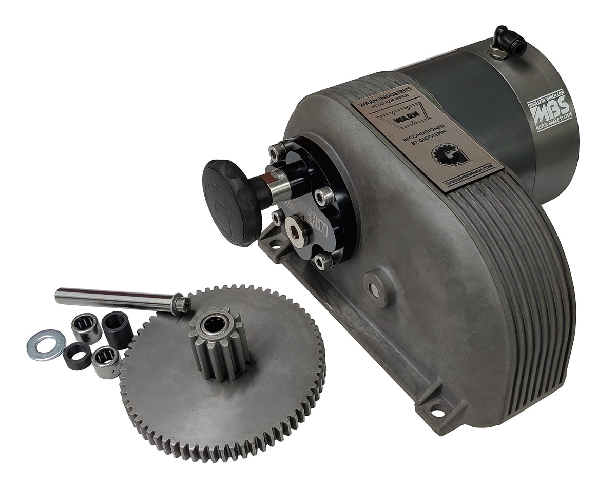 Gigglepin Supershaft Heavy Duty Upgrade - Brakeshaft Kit For Warn 8274 High Mount INCLUDES LARGE CAM GEAR
