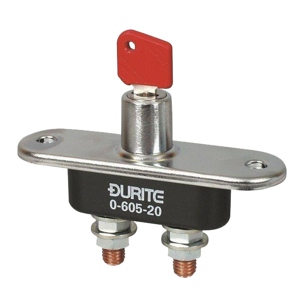 Durite 100A Battery Isolator and Removable Key